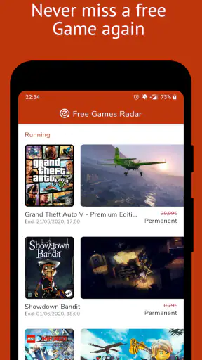 PC Games Radar for Epic Games, screenshot