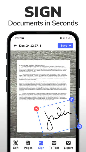 PDF Scanner: Scan, Edit, Sign screenshot