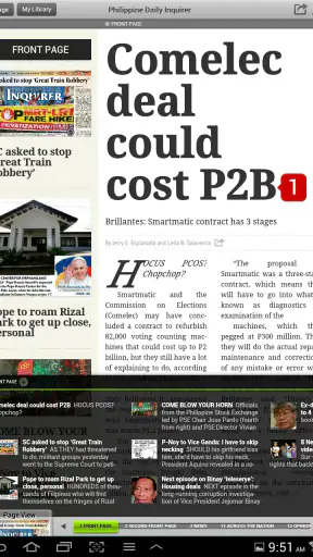 PDI E-Reader screenshot