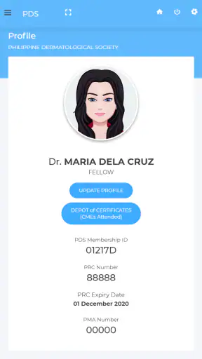 PDS App screenshot