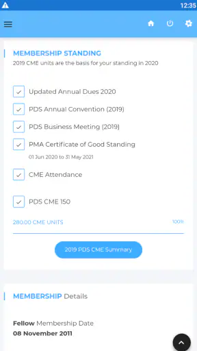 PDS App screenshot