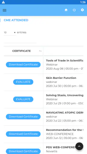 PDS App screenshot