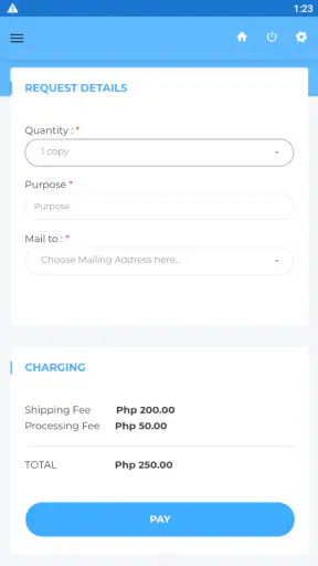 PDS App screenshot