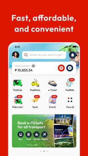 Pedi - Rides, Delivery, Ticket screenshot