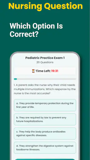 Pediatric Nursing Quiz screenshot