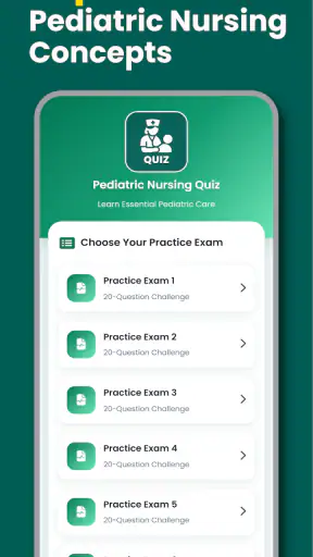 Pediatric Nursing Quiz screenshot