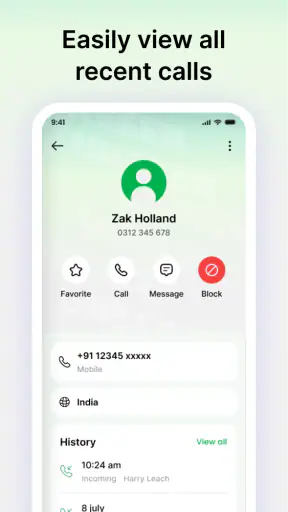Peekora: Caller ID screenshot