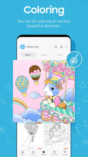 PENUP – Drawing-sharing SNS screenshot