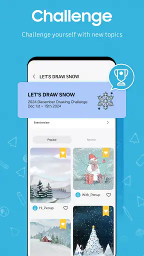 PENUP – Drawing-sharing SNS screenshot
