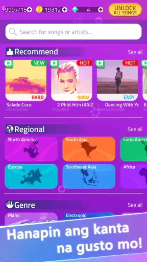 Perfect Tiles: Music EDM Tiles screenshot