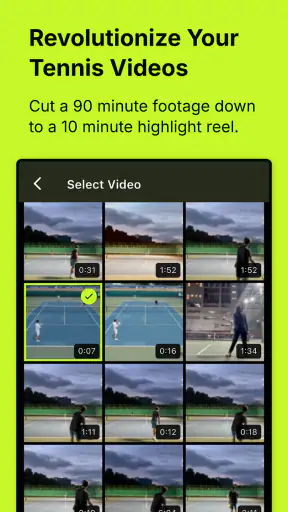 PerfectSwing:Rally Highlights screenshot