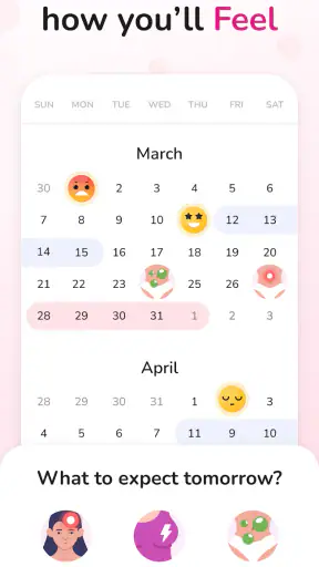 Period Tracker and Calendar screenshot