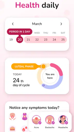 Period Tracker and Calendar screenshot