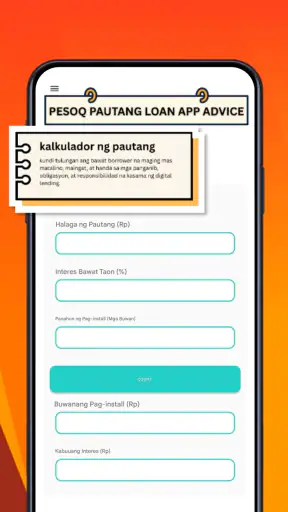 PesoQ Pautang Loan App Advice screenshot