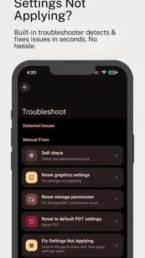 PGT+ : Pro GFX & Optimizer screenshot