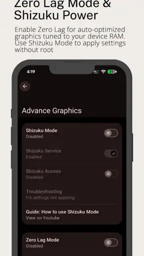 PGT+ : Pro GFX & Optimizer screenshot