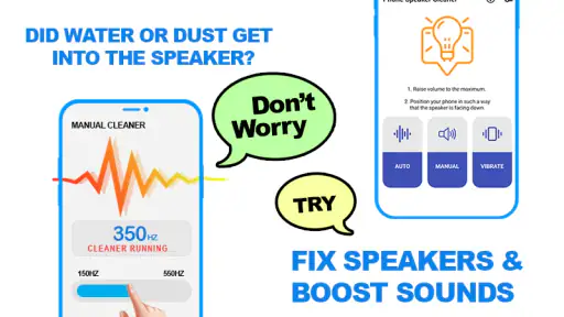 Phone speaker cleaner screenshot