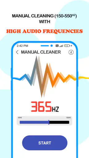 Phone speaker cleaner screenshot