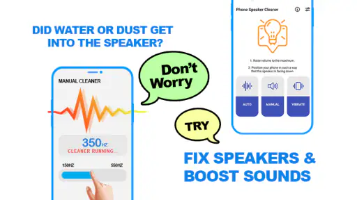 Phone speaker cleaner screenshot