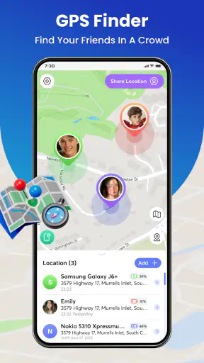 Phone Tracker & GPS Location screenshot