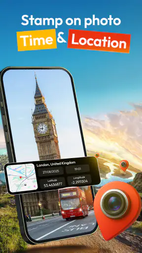 Photo Timestamp - GPS Camera screenshot
