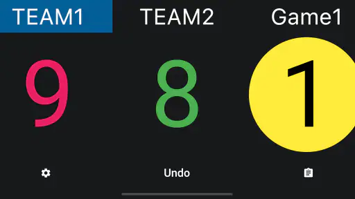 Pickleball Scoreboard screenshot
