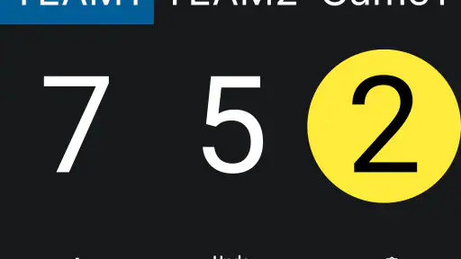 Pickleball Scoreboard screenshot
