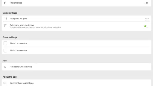 Pickleball Scoreboard screenshot