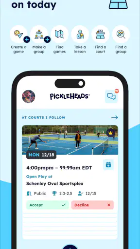 Pickleheads - Play Pickleball screenshot