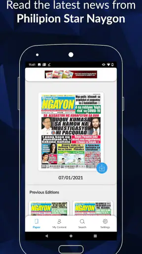 Pilipino Star Ngayon screenshot