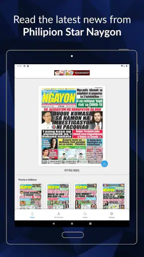 Pilipino Star Ngayon screenshot