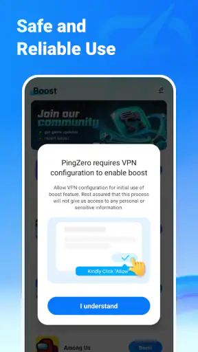 PingZero Booster-Less Game Lag screenshot
