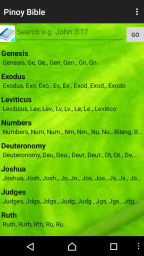 Pinoy Bible screenshot