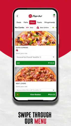 Pizza Hut Philippines screenshot