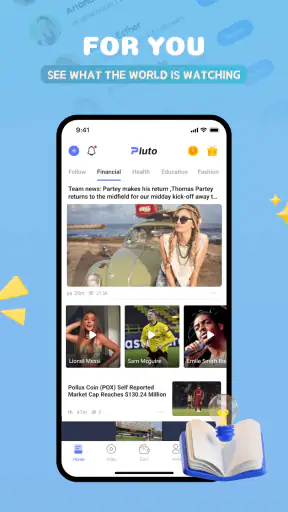 Pluto: Buzz News & Rewards screenshot