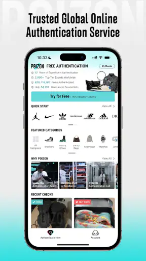 POIZON - Online Authentication screenshot