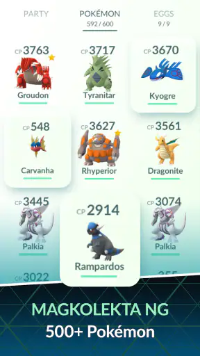 Pokémon GO screenshot