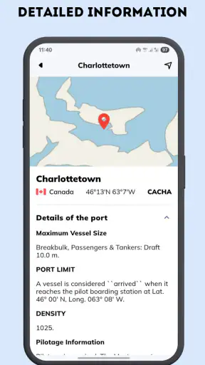 Port Guide & Distance screenshot