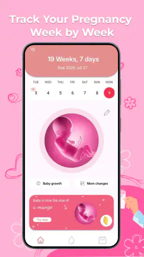 Pregnancy Tracker & Baby Size screenshot