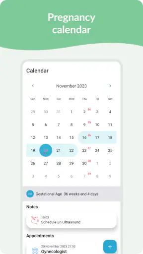 Pregnancy Tracker & Day by Day screenshot