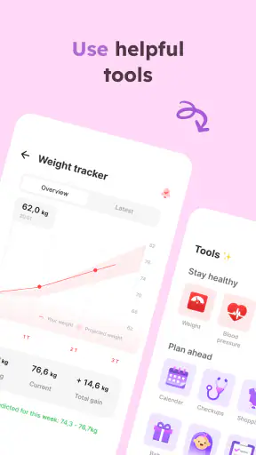 Pregnancy tracker week by week screenshot