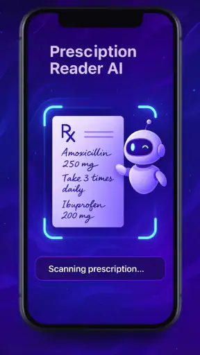 Prescription Reader AI screenshot