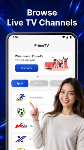 PrimeTV: Live TV & Watch Movie screenshot