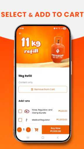 PRYCEGAS screenshot