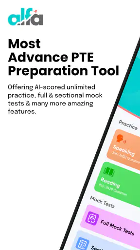 PTE Exam Practice - AlfaPTE screenshot