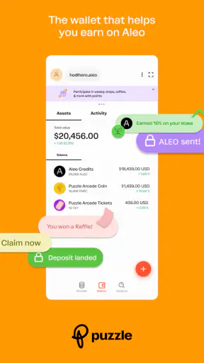Puzzle - Aleo Wallet screenshot