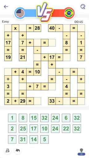 Puzzle sa Math - Crossmath screenshot