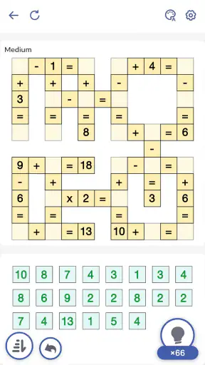 Puzzle sa Math - Crossmath screenshot