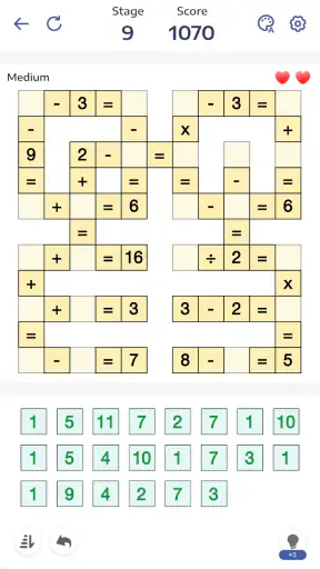 Puzzle sa Math - Crossmath screenshot