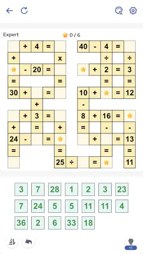 Puzzle sa Math - Crossmath screenshot